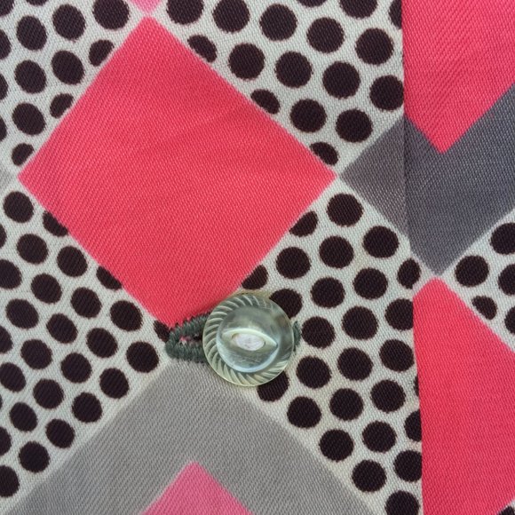 Mod Op-Art Short Sleeve Shirt - Picture 4 of 6